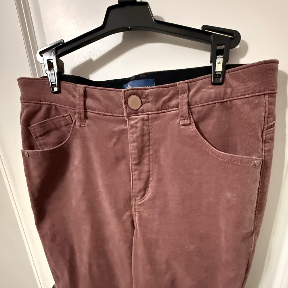 Democracy plum split hem Absolution‎ corduroy fla… - image 3